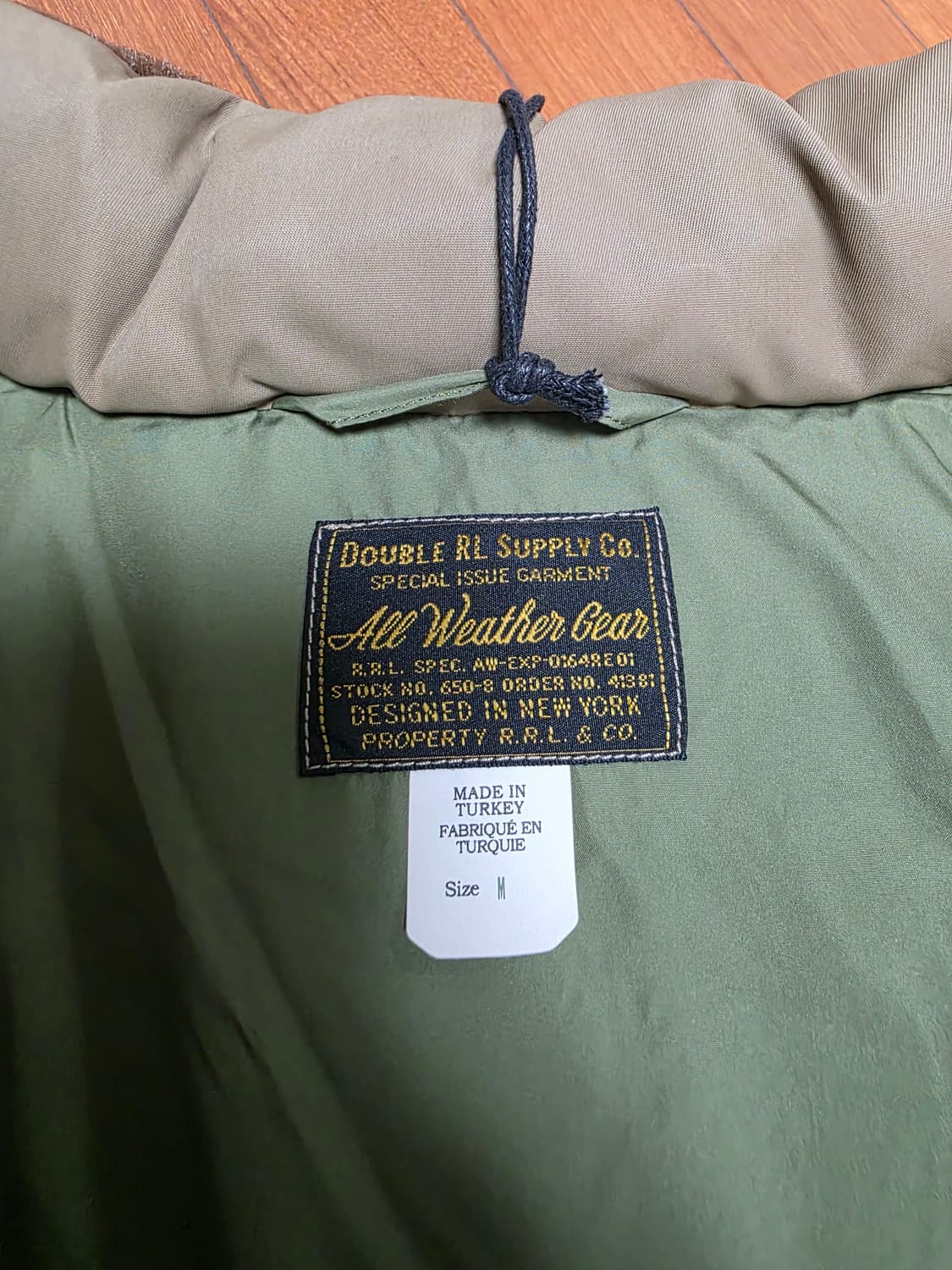 [판매] RRL 더블알엘 카라코람 카키 M 상품이미지2