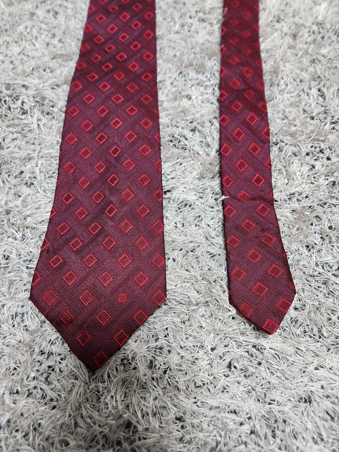 지방시Givenchy 레드 패턴 넥타이 Free - N1 상품이미지2