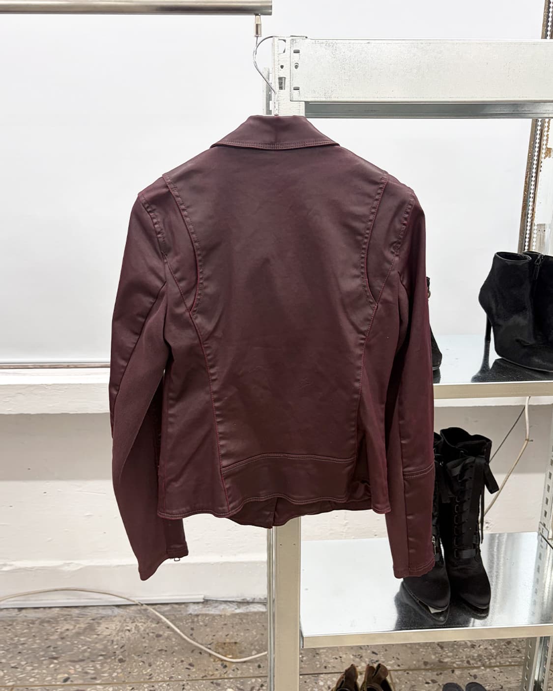 아르마니 익스체인지 코티드 라이더 자켓 상품이미지2