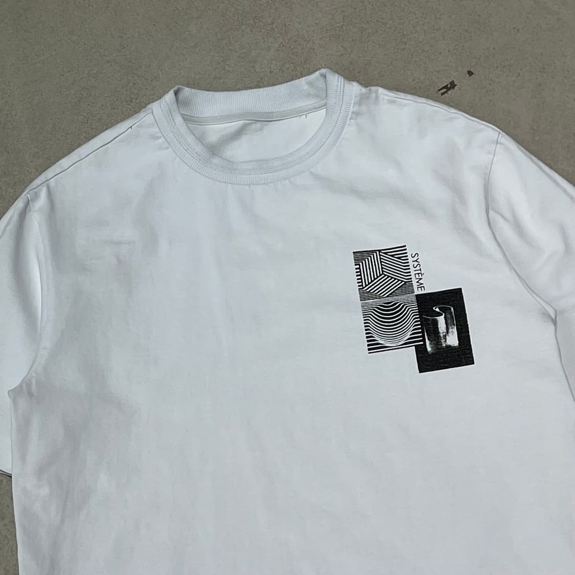 시스템 프린팅 반팔티 s10855 상품이미지3