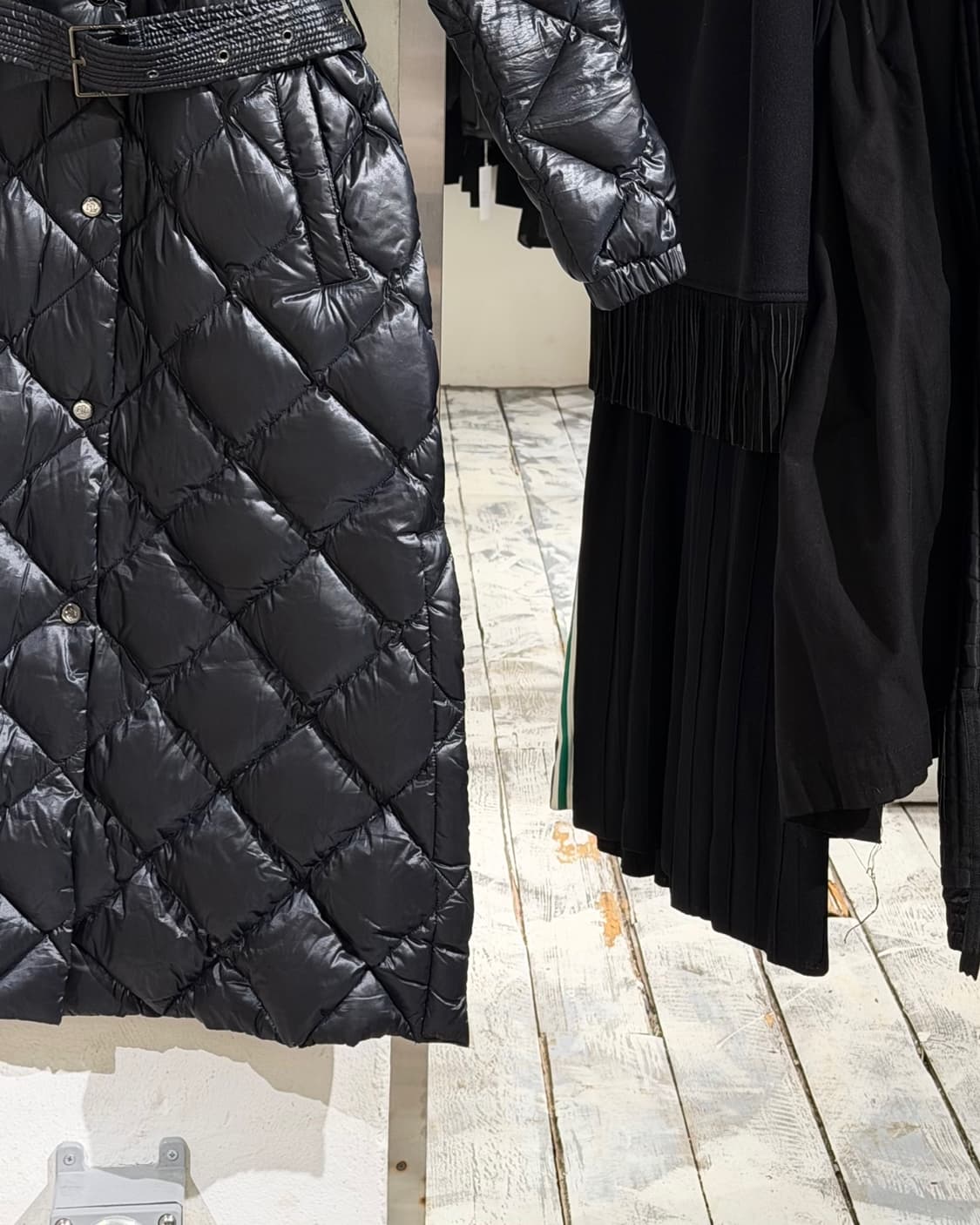 로렌 랄프로렌 벨티드 다이아몬드 퀼팅 후드 다운 코트 상품이미지6