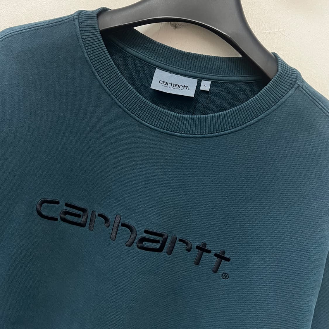 칼하트 WIP 자수 스웻 맨투맨 L 상품이미지3
