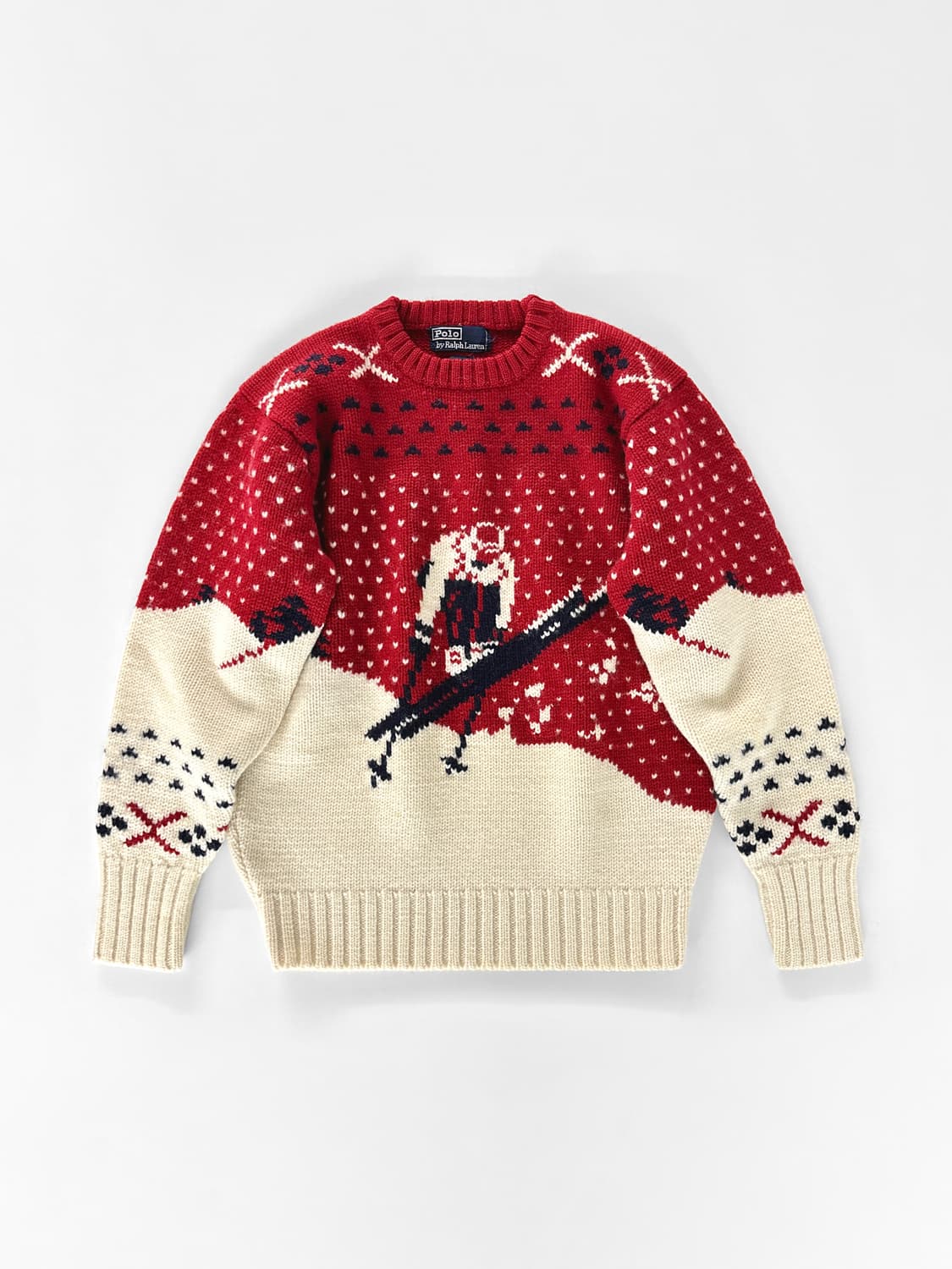 (Rare) 90s 폴로 랄프로렌 다운힐 스키어 울 스웨터 상품이미지2