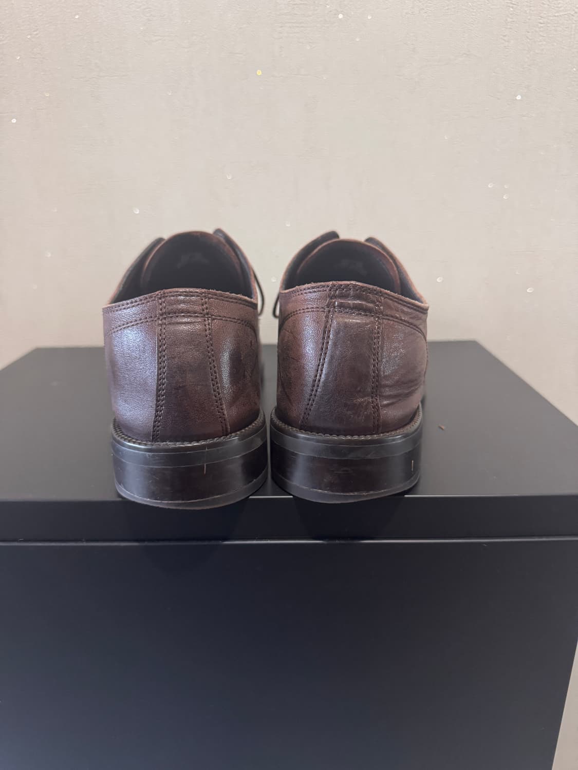 야세 홀리 홀스하이드 컴포트 더비 슈즈 브라운 상품이미지4