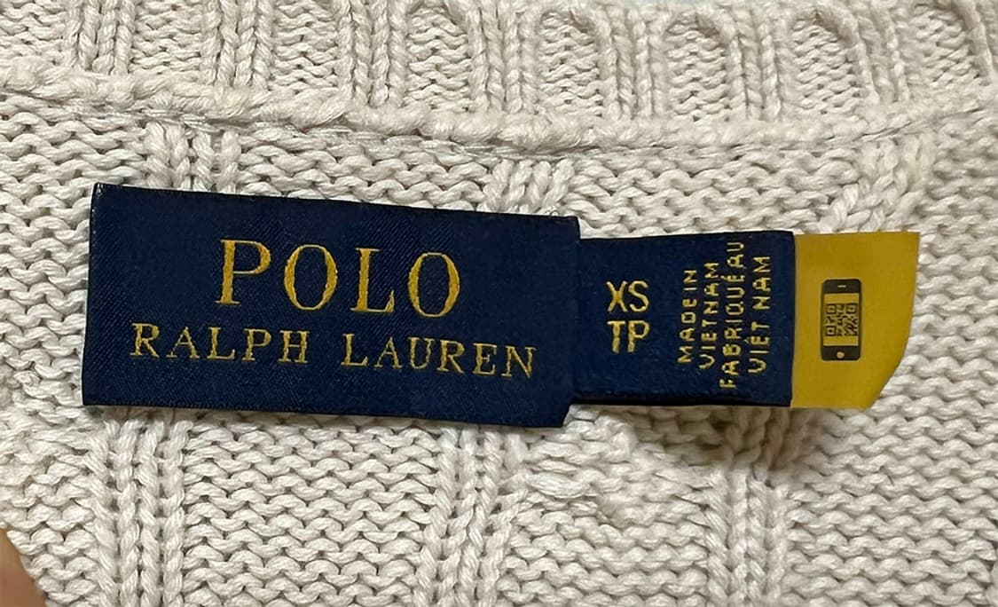 POLO 폴로 여자 꽈배기니트 기본 XS 44 85 상품이미지3