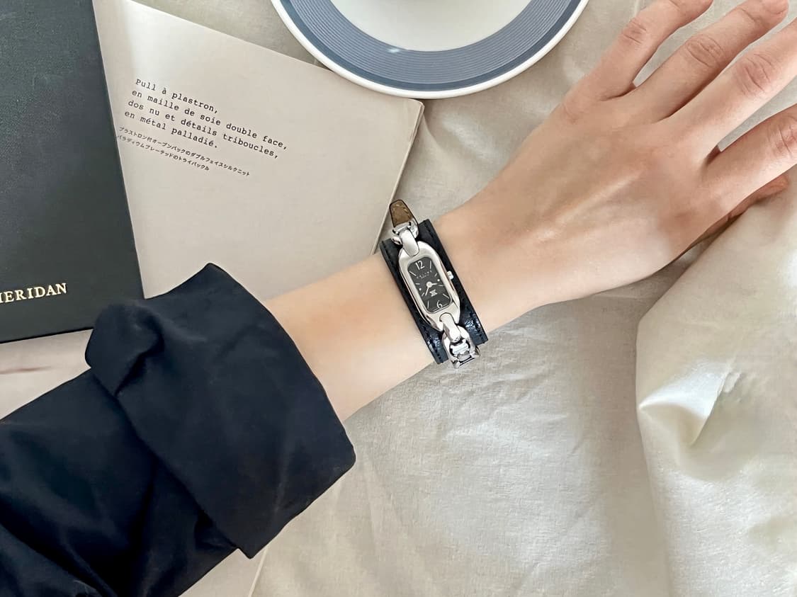 셀린느 트리옹프 렉탱글 여성 시계 /  정품감정. 케어 상품이미지1