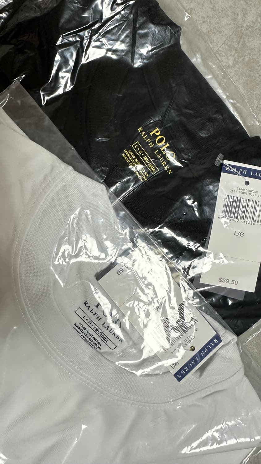 폴로 랄프로렌 기본 반팔 화이트 / L 상품이미지4