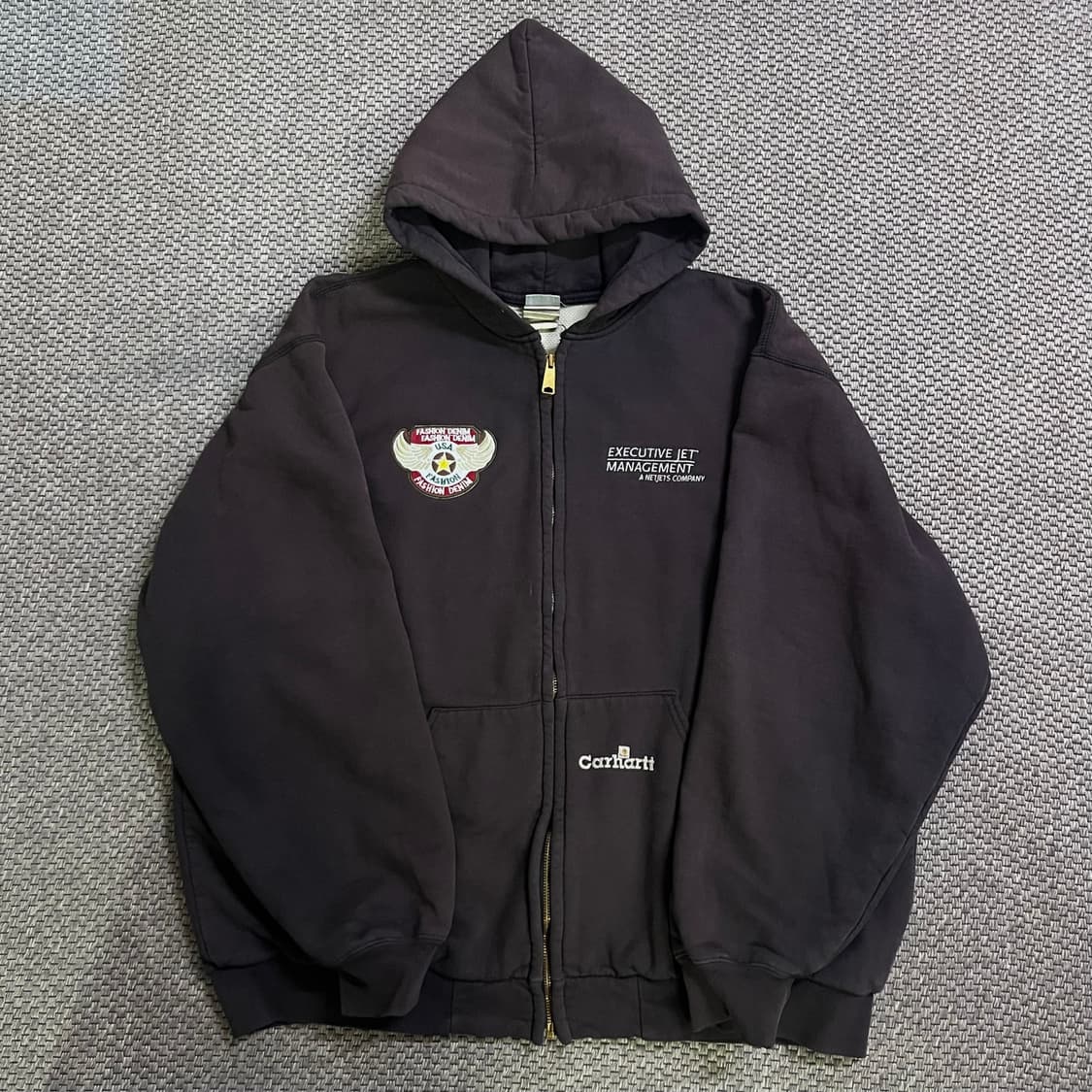 [희귀/워크웨어]칼하트(Carhartt) Netjets 후드집업 상품이미지1