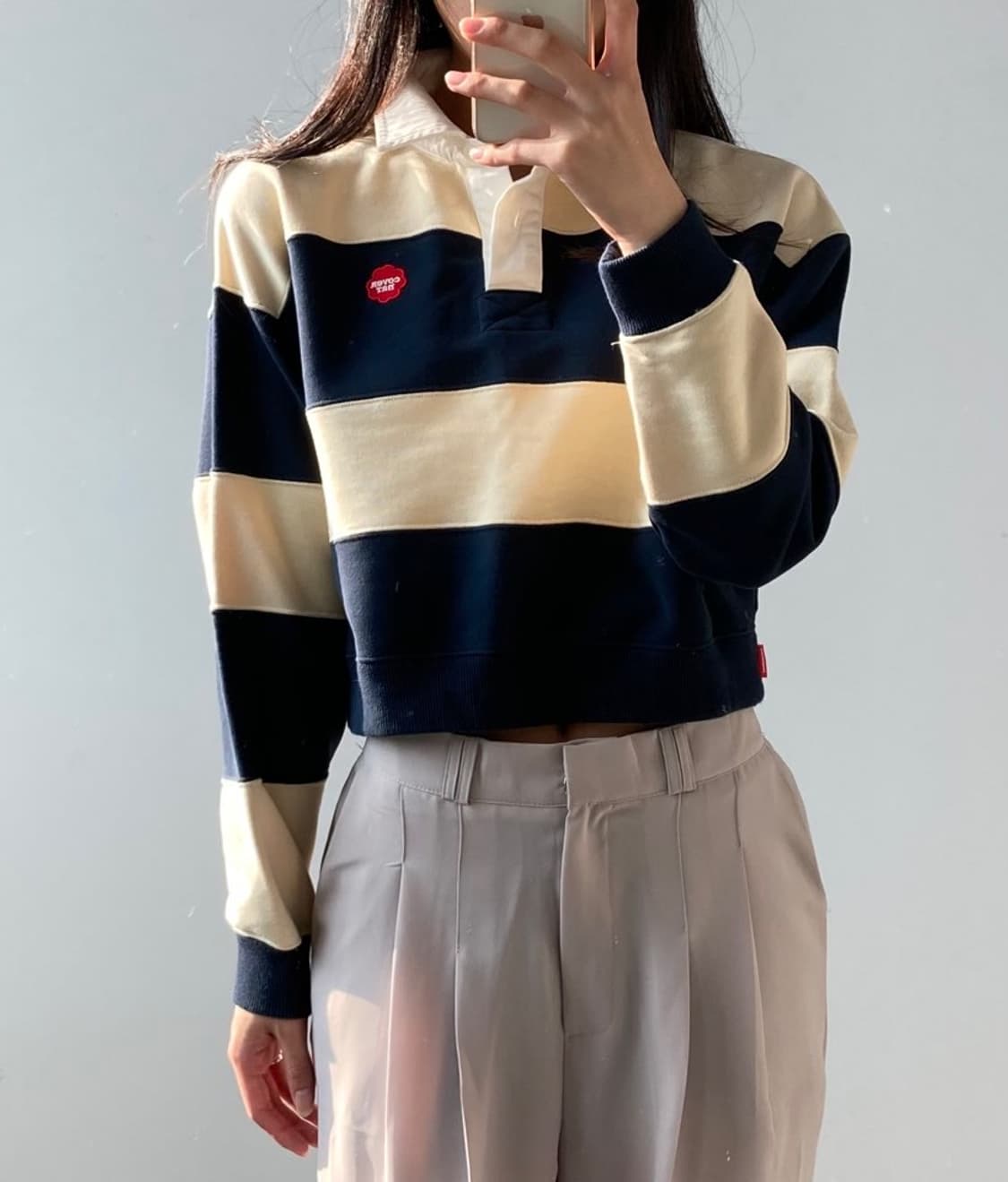 커버낫 크롭 럭비티 상품이미지2