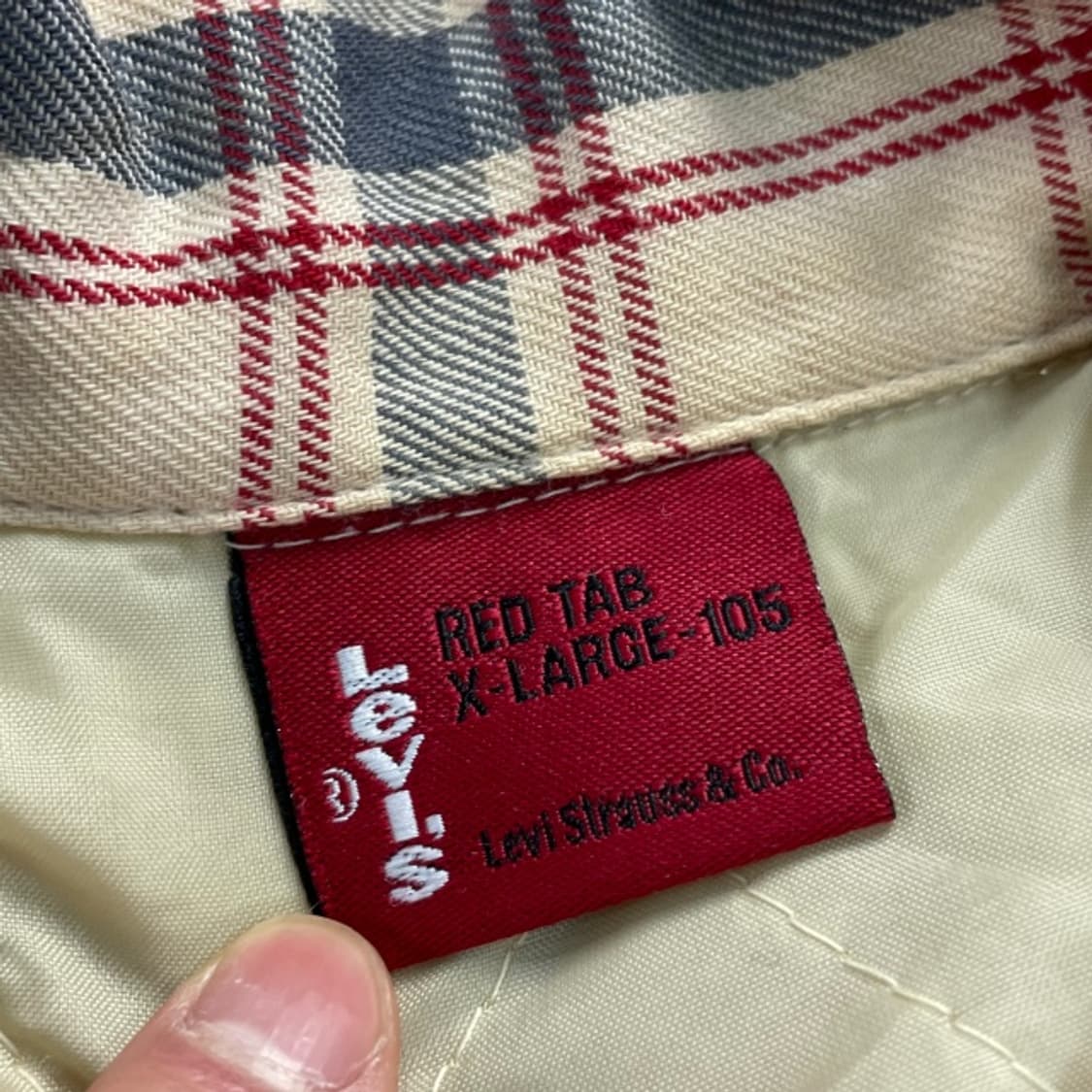 105 리바이스 레드탭 누빔 폴란넬 셔츠  상품이미지3