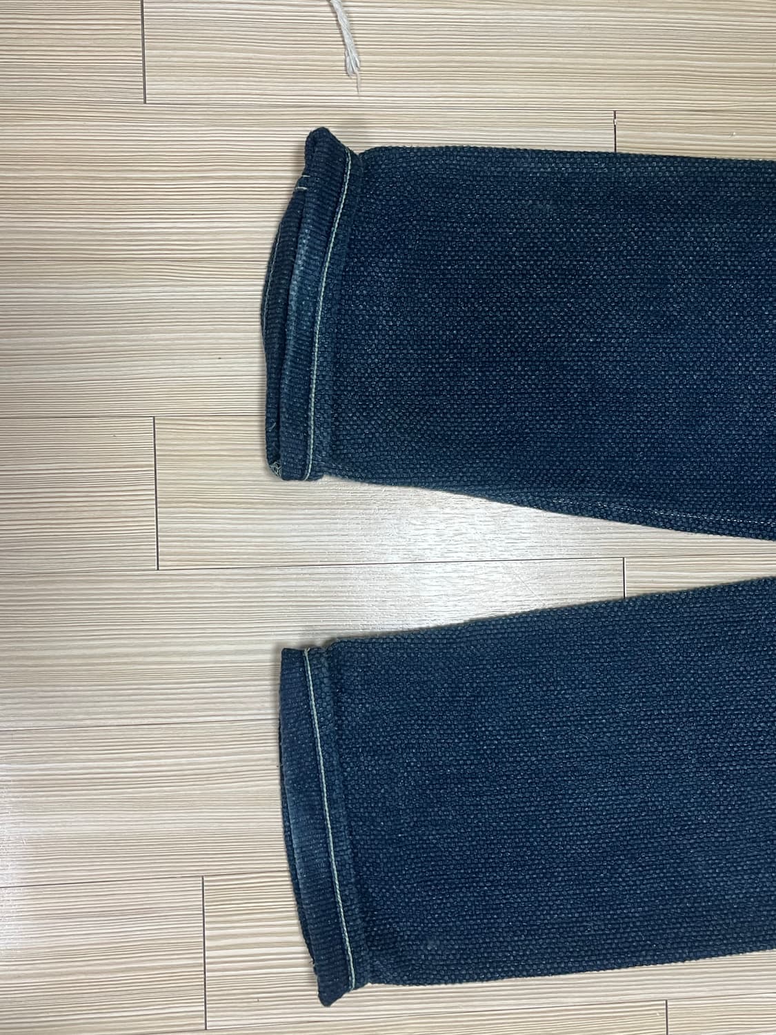 키바타 RTW 002 One Washed Sashiko 사시코 팬츠 상품이미지4