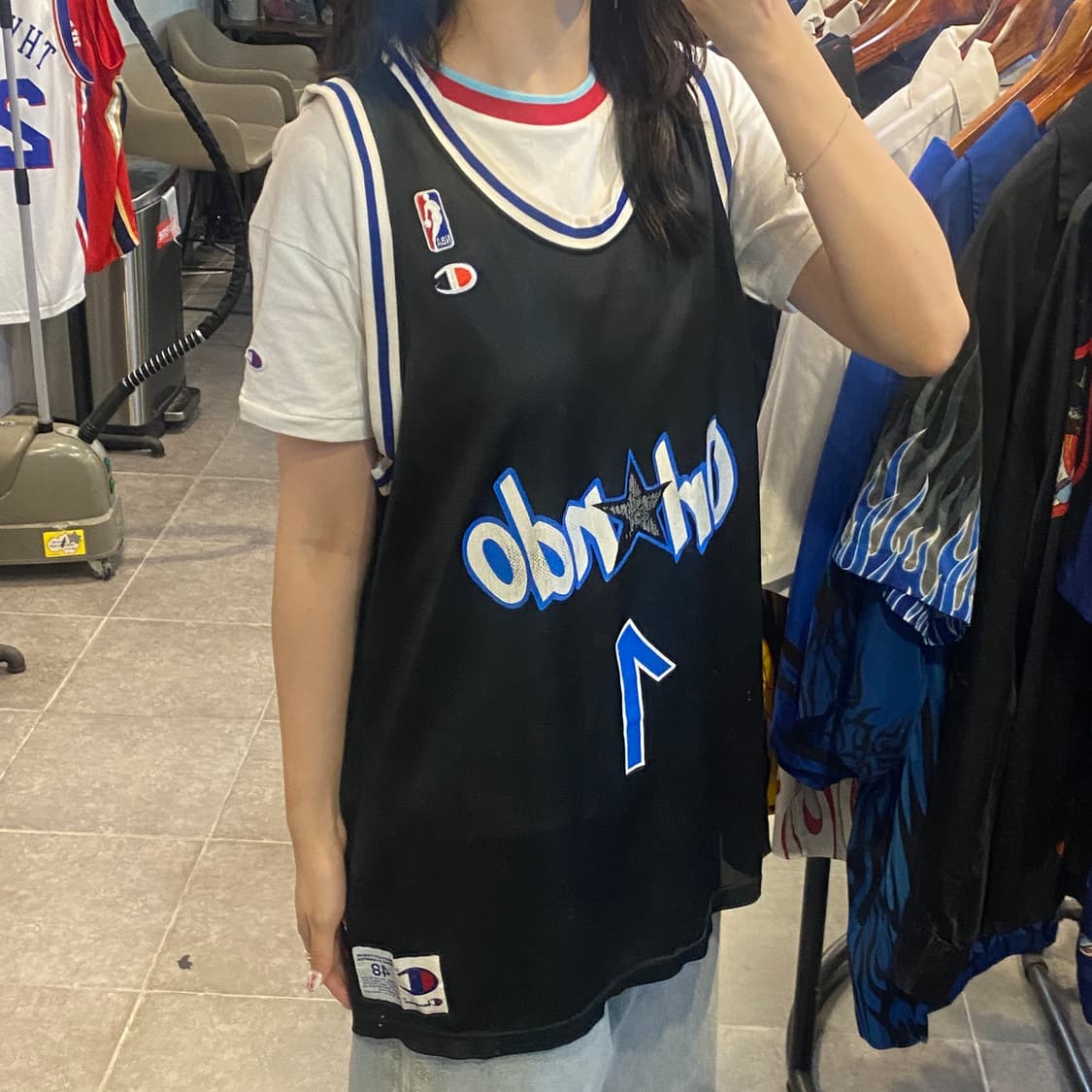 [NO.9] NBA Orlando HARDAWAY 블랙 져지 상품이미지2