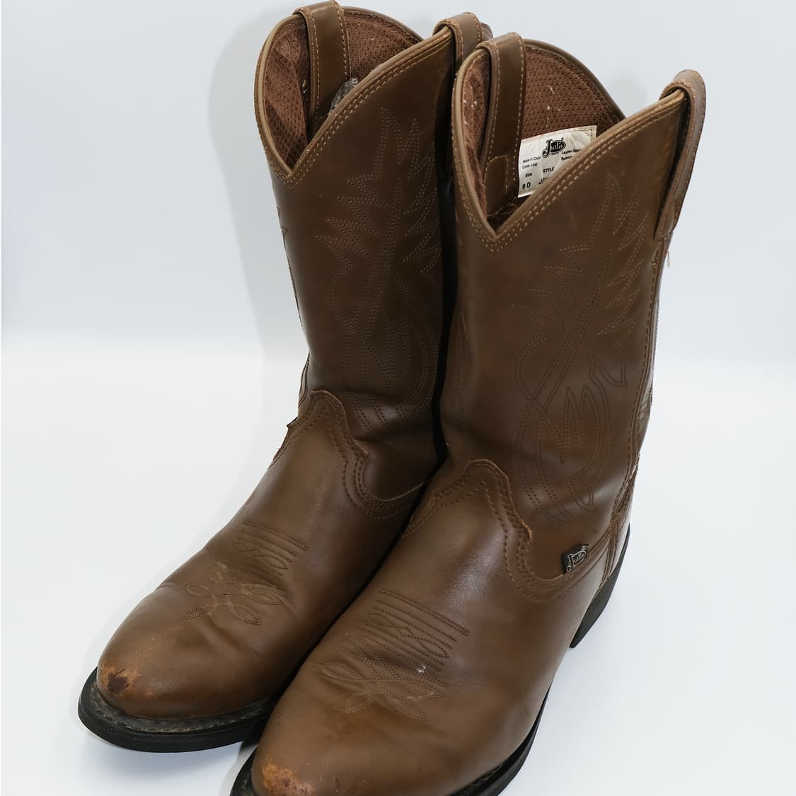 저스틴(Justin) 웨스턴 레더 부츠 9D(270)사이즈 BT270 상품이미지5