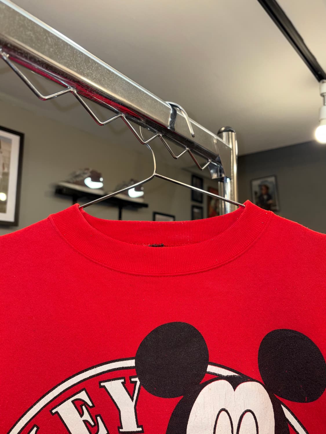 90’s Disney Mickey classic print sweat 상품이미지4