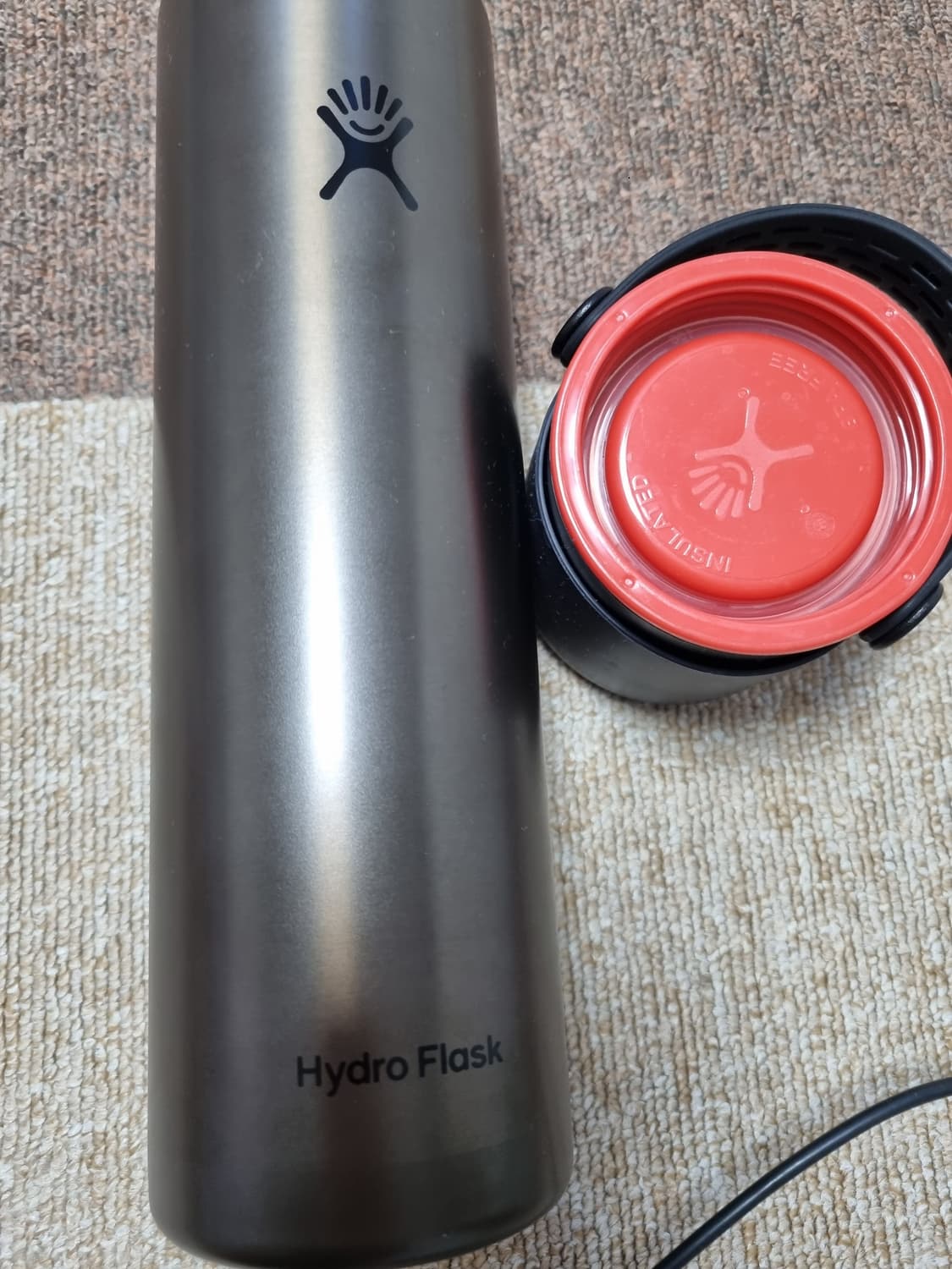 하이드로 플라스크 스틸 24온스 경량 와이드 플렉스 캡 옵시디언 상품이미지2