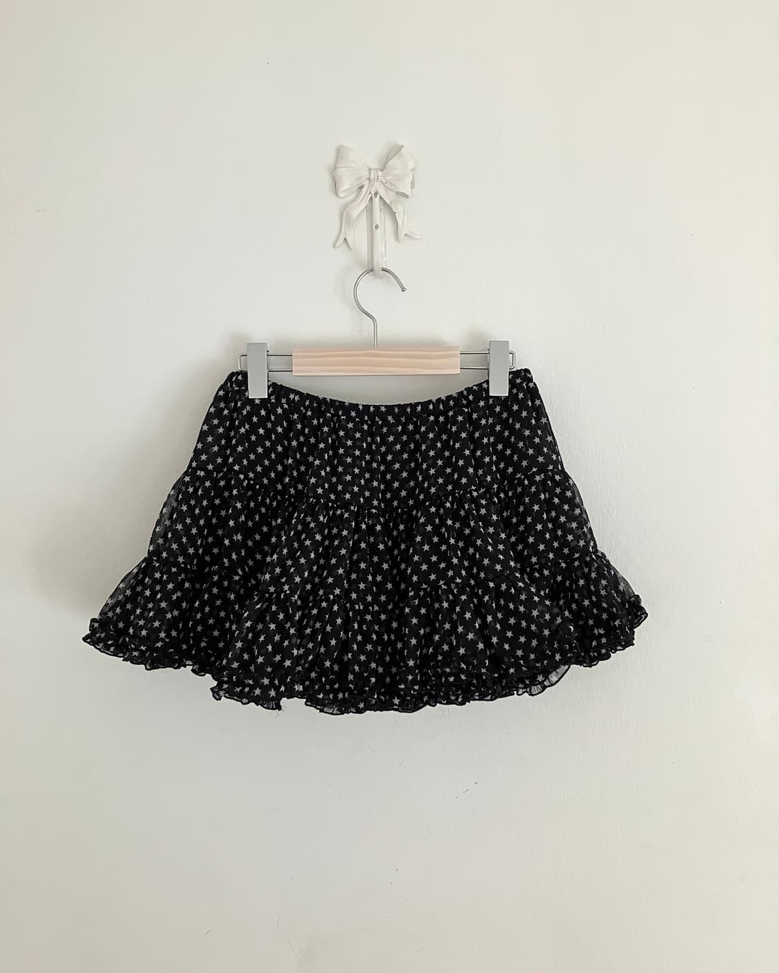 별 로고 미니 스커트 상품이미지3