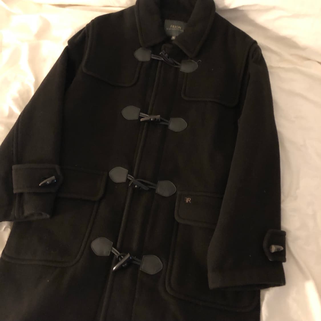 FRION 딥브라운 떡볶이 코트  상품이미지1