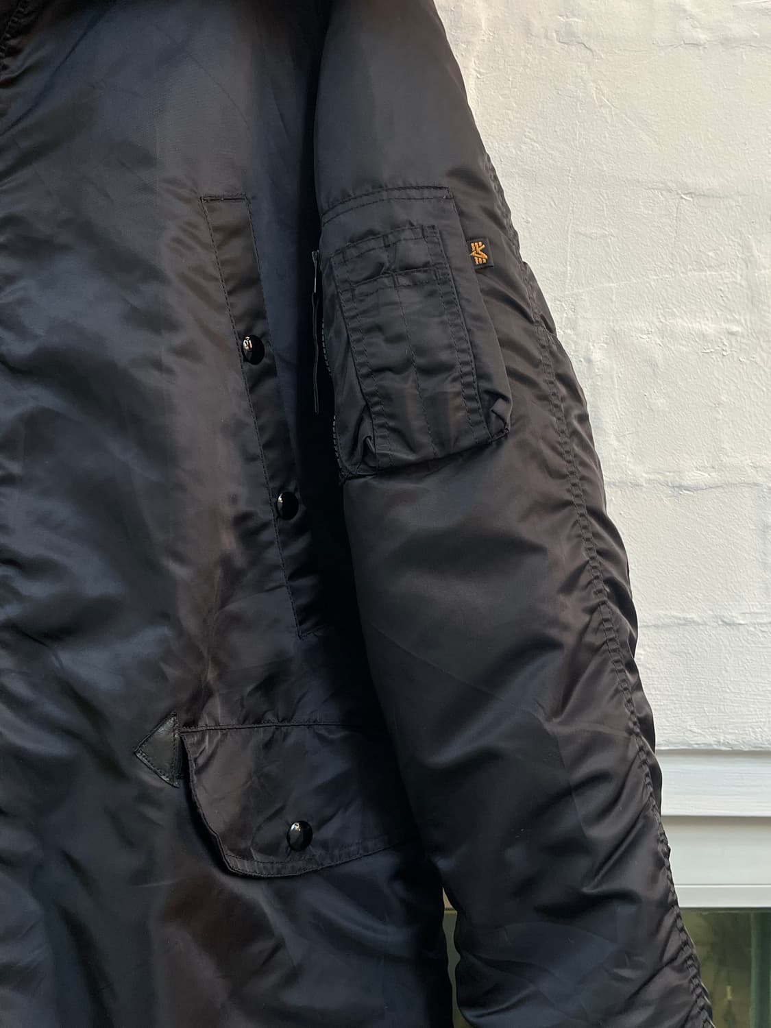 Alpha Industries 알파인더스트리 N-3B 블랙 파카 야상 M 상품이미지4