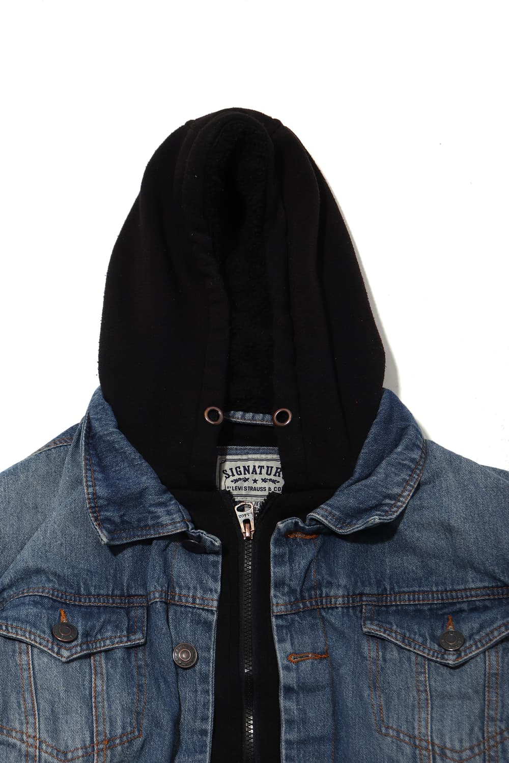 LEVIS 시그니처 레이어드 후드 집업 트러커 size XL 상품이미지3