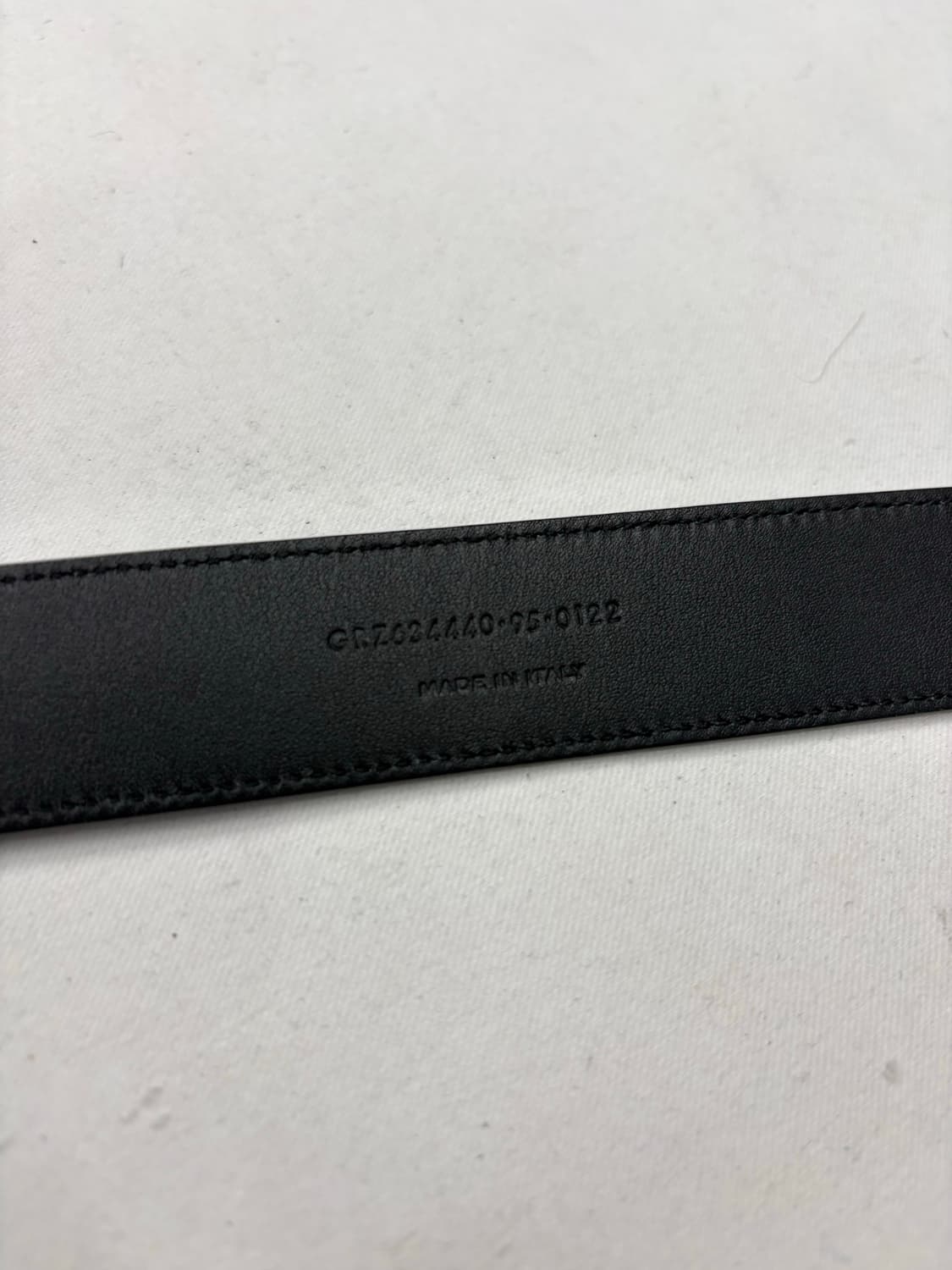 생로랑 YSL 실버 로고 블랙 레더 벨트 상품이미지8