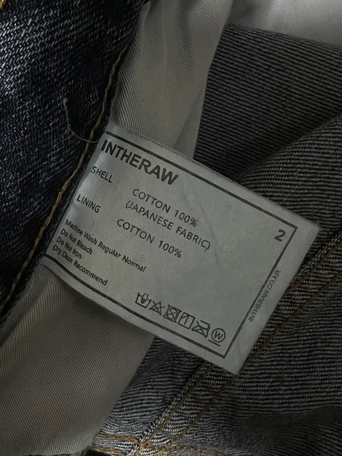 [2] (새상품) 인더로우 5PK 루즈 테이퍼드 데님 팬츠 - 빈티지 상품이미지7