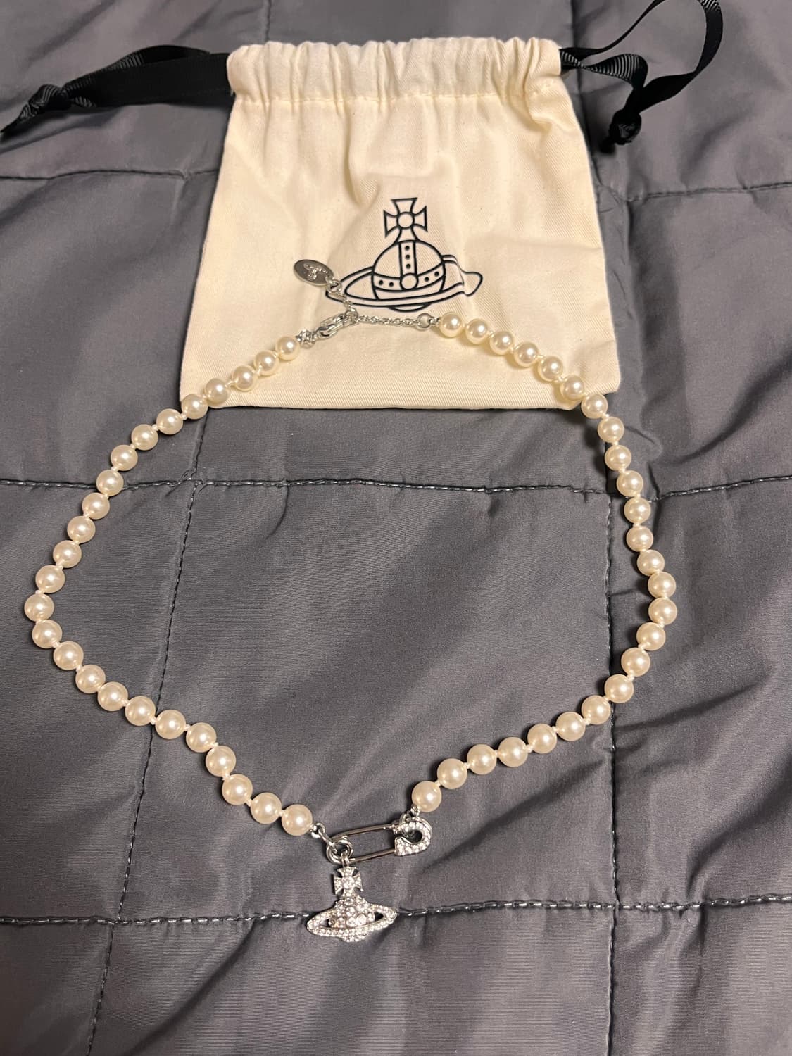 비비안웨스트우드 진주 목걸이 초커 상품이미지2