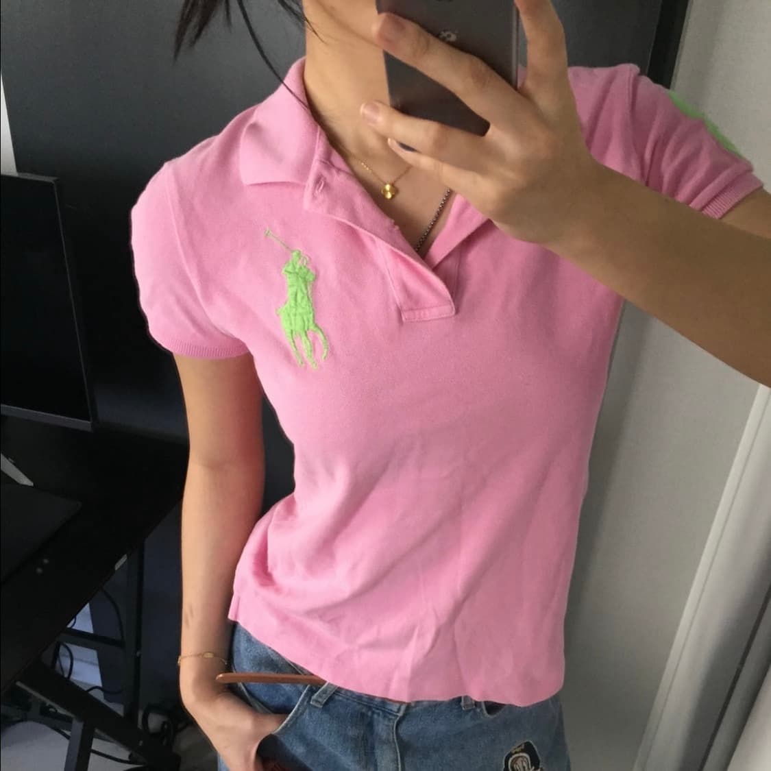 Polo 폴로랄프로렌 빅포니 딸기우유 카라티 상품이미지1