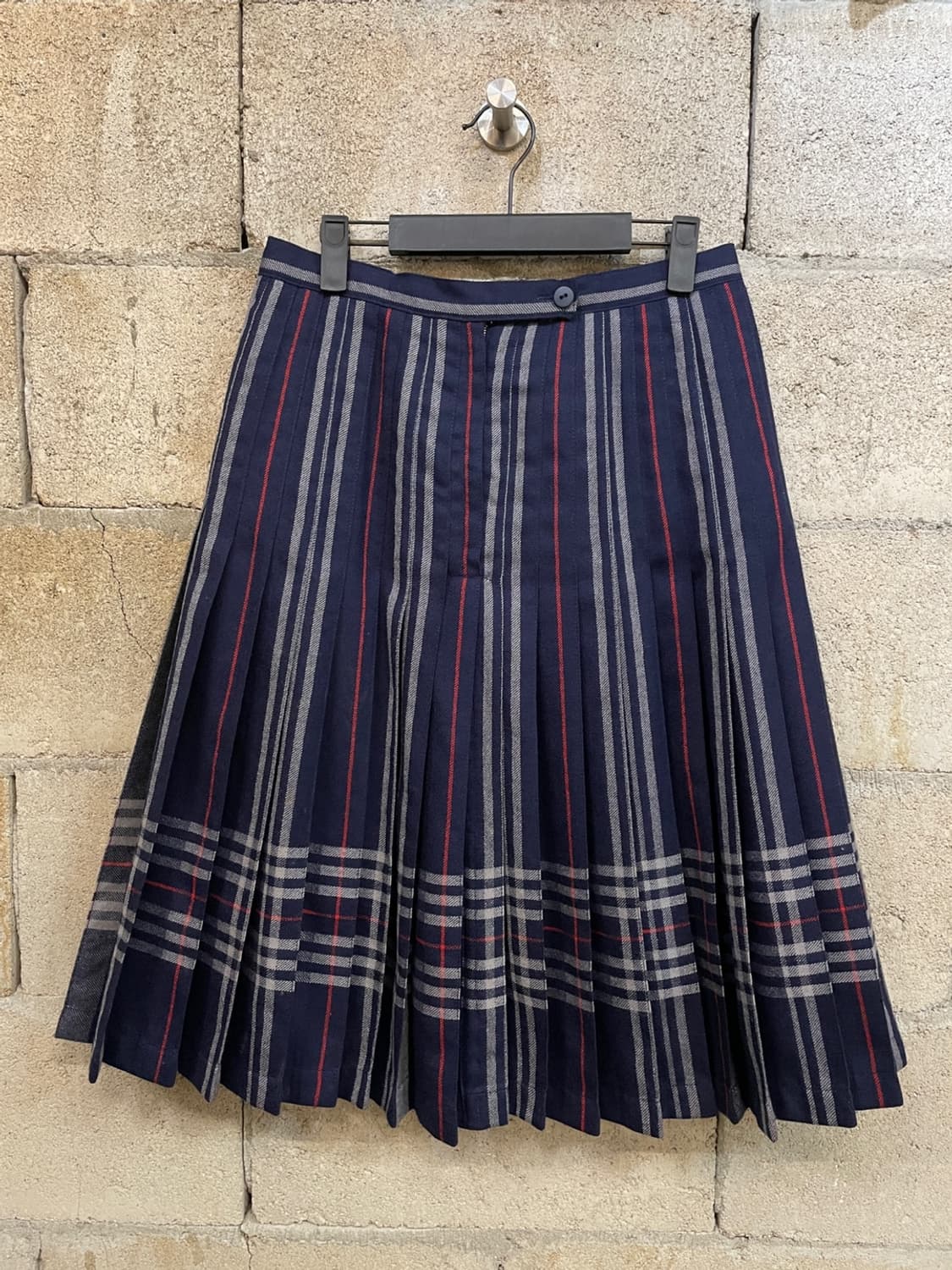 버버리 네이비 노바 체크 리버시블 스커트  상품이미지6