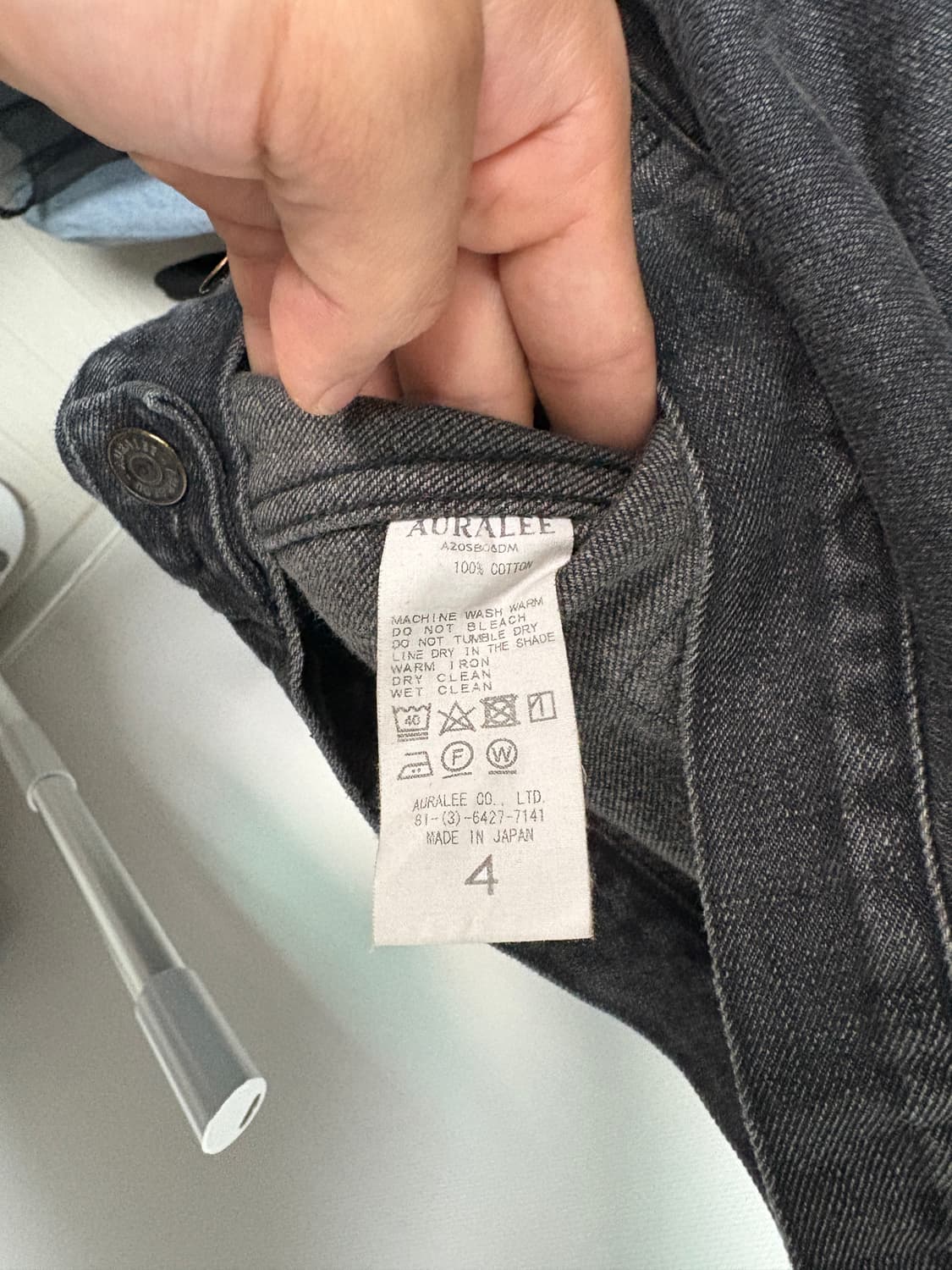 오라리 흑청자켓 상품이미지9