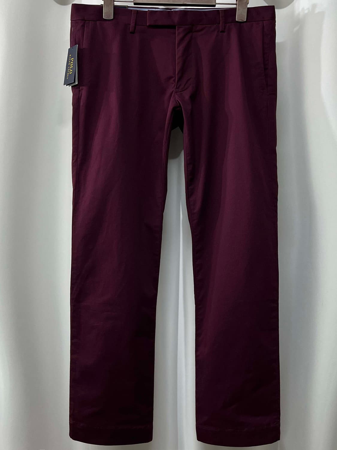 폴로 랄프로렌 버건디 트라우저 치노 팬츠 상품이미지1