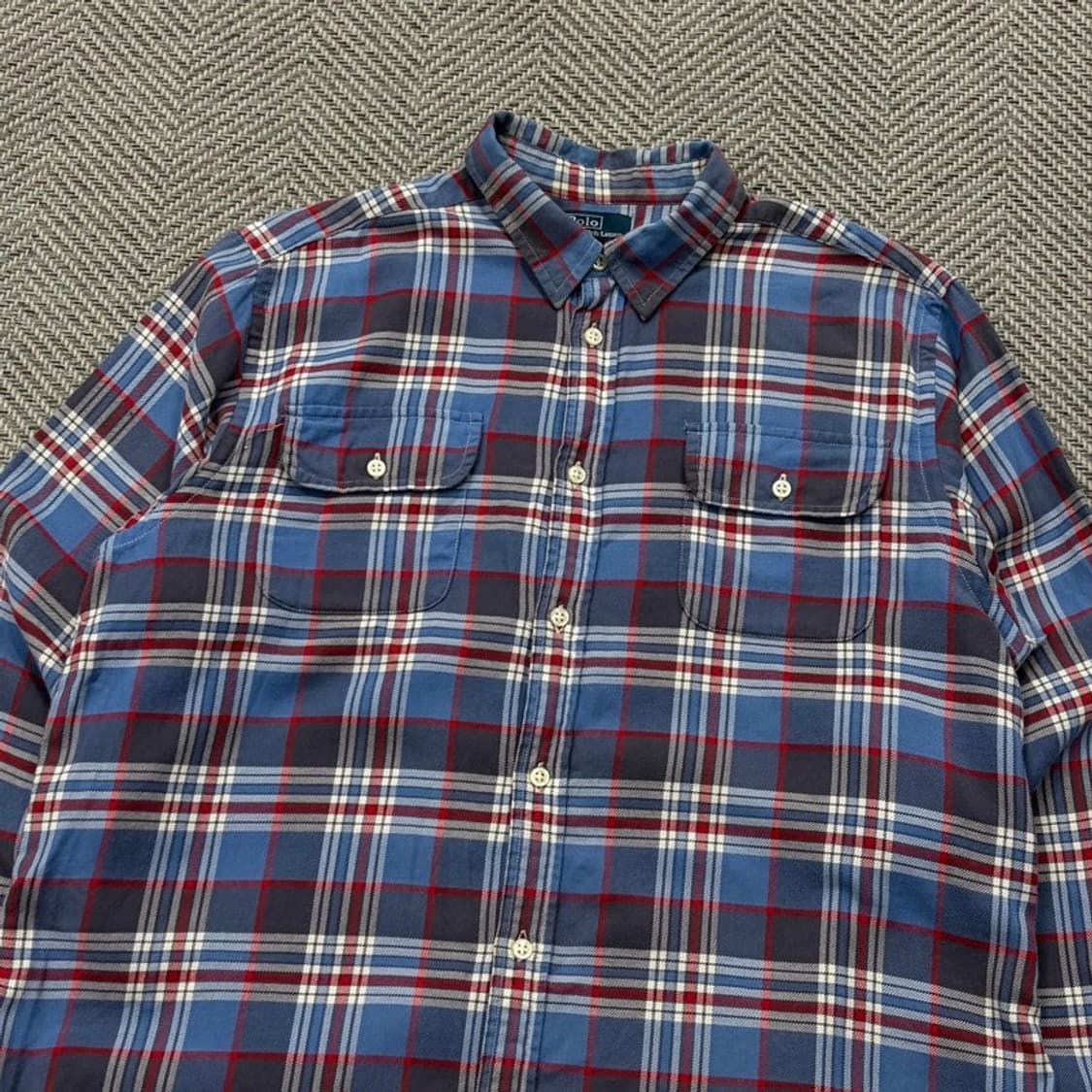 폴로랄프로렌 투포켓 체크 셔츠 v2691 상품이미지3