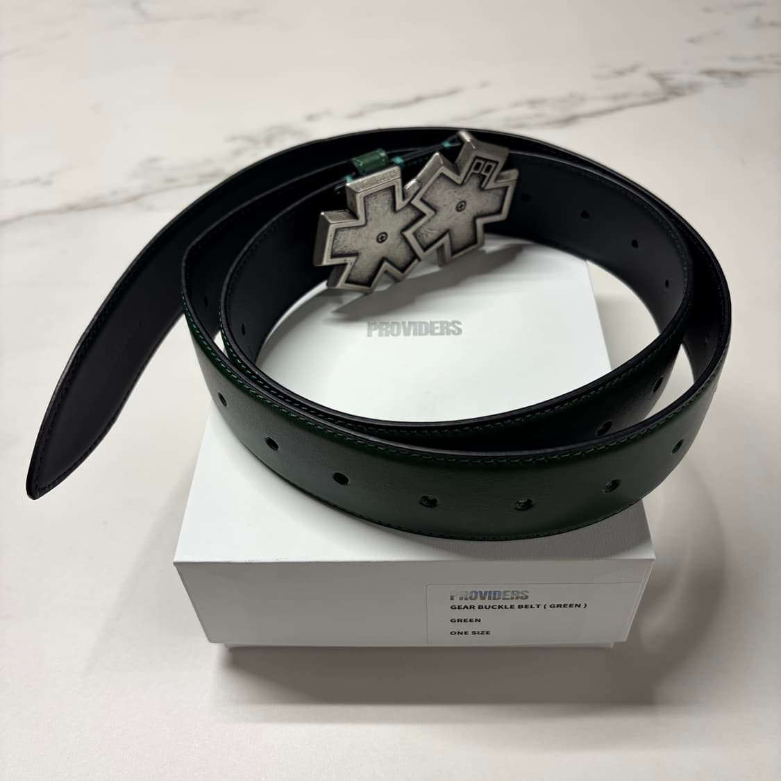 프로바이더스 Providers 기어 버클 벨트 그린 120cm 상품이미지6