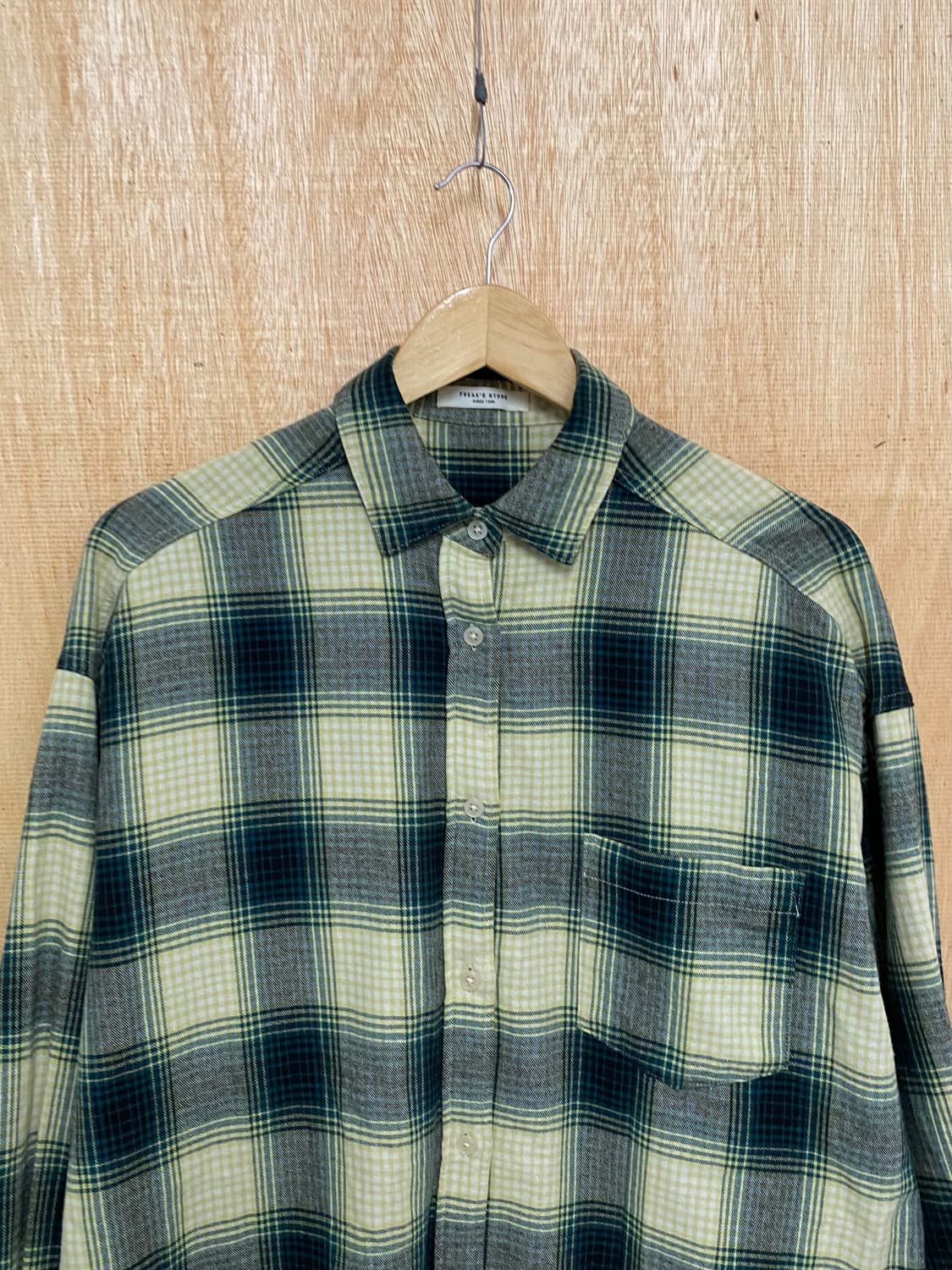 프릭스스토어 옴브레 체크셔츠 상품이미지3