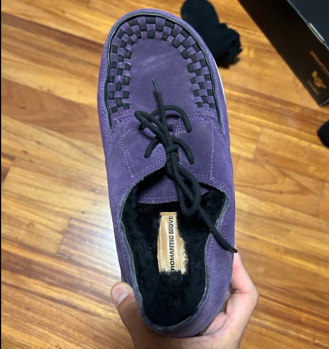 로맨틱무브 퍼플 보위 슈즈 X 패플서 270 2회착 상품이미지2