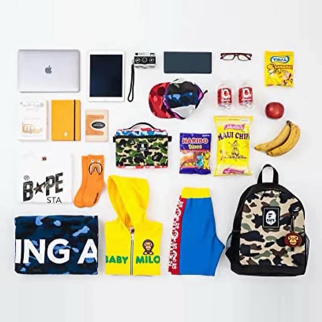 베이프 마일로 무크지 잡지부록 가방 키링 세트 상품이미지6