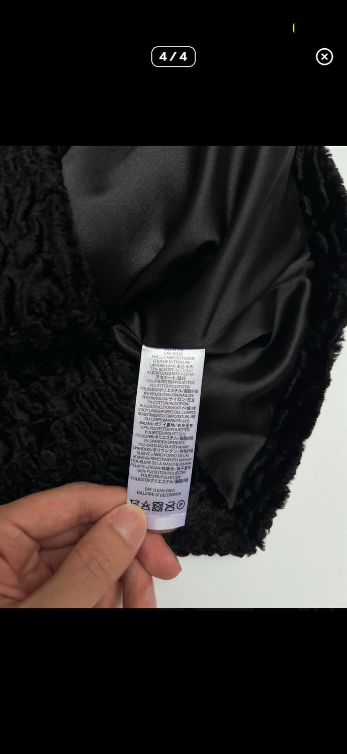 아르마니 익스체인지 벨루어 비대칭 자켓 상품이미지4