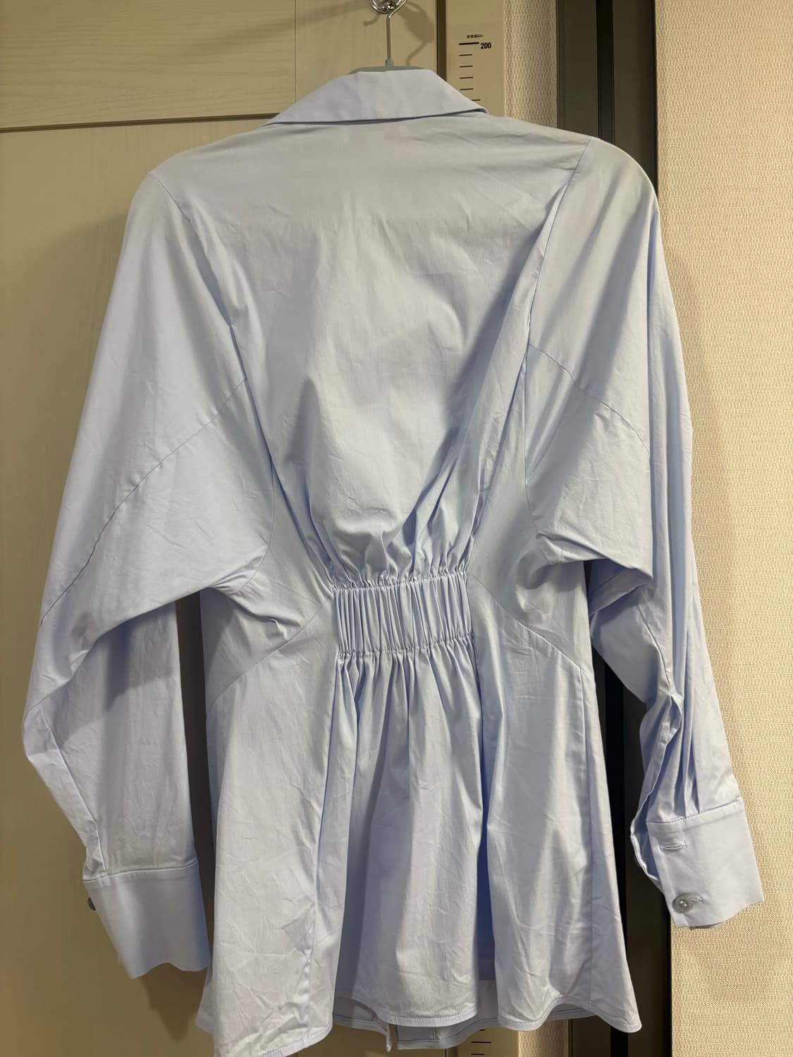 cos테일러드 포플린블라우스 블루S 상품이미지2