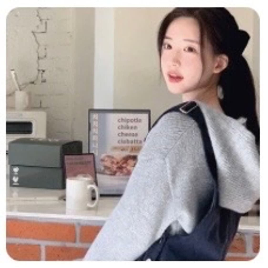 네이비 코듀로이 오버롤 원피스 상품이미지2