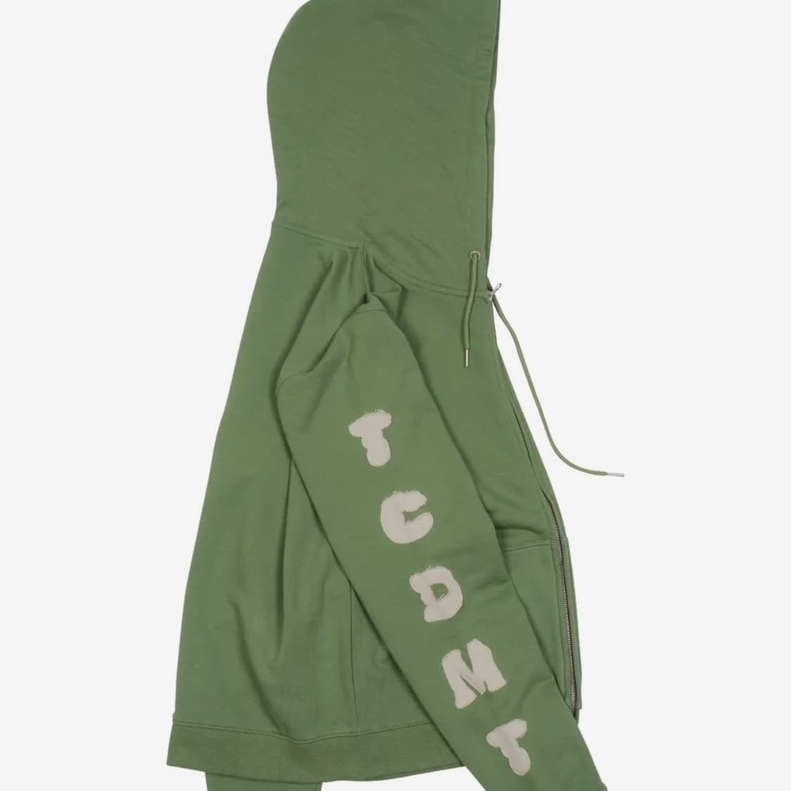 더콜디스트모먼트 후드집업 그린 S 상품이미지2