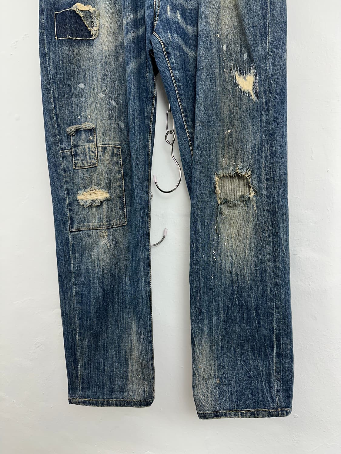 Dsquared2 Painted Patchwork Denim Pants 상품이미지7