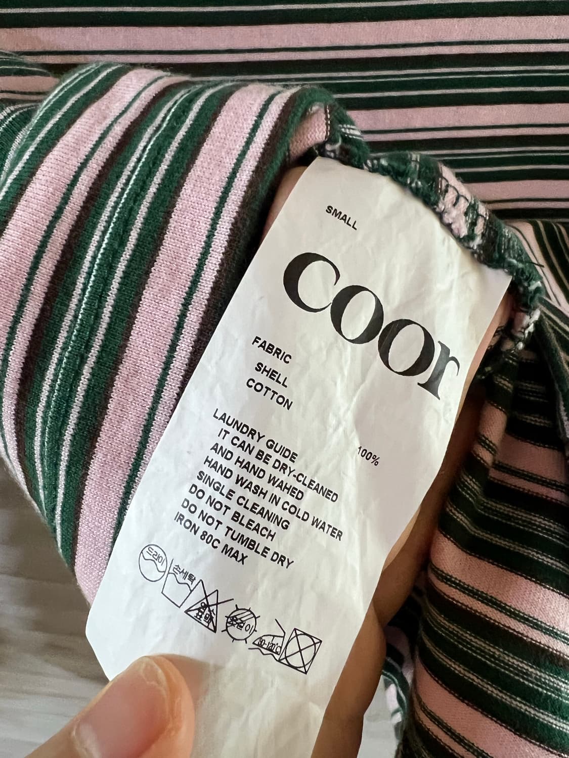 COOr 멀티 스트라이프 롱슬리브 상품이미지3