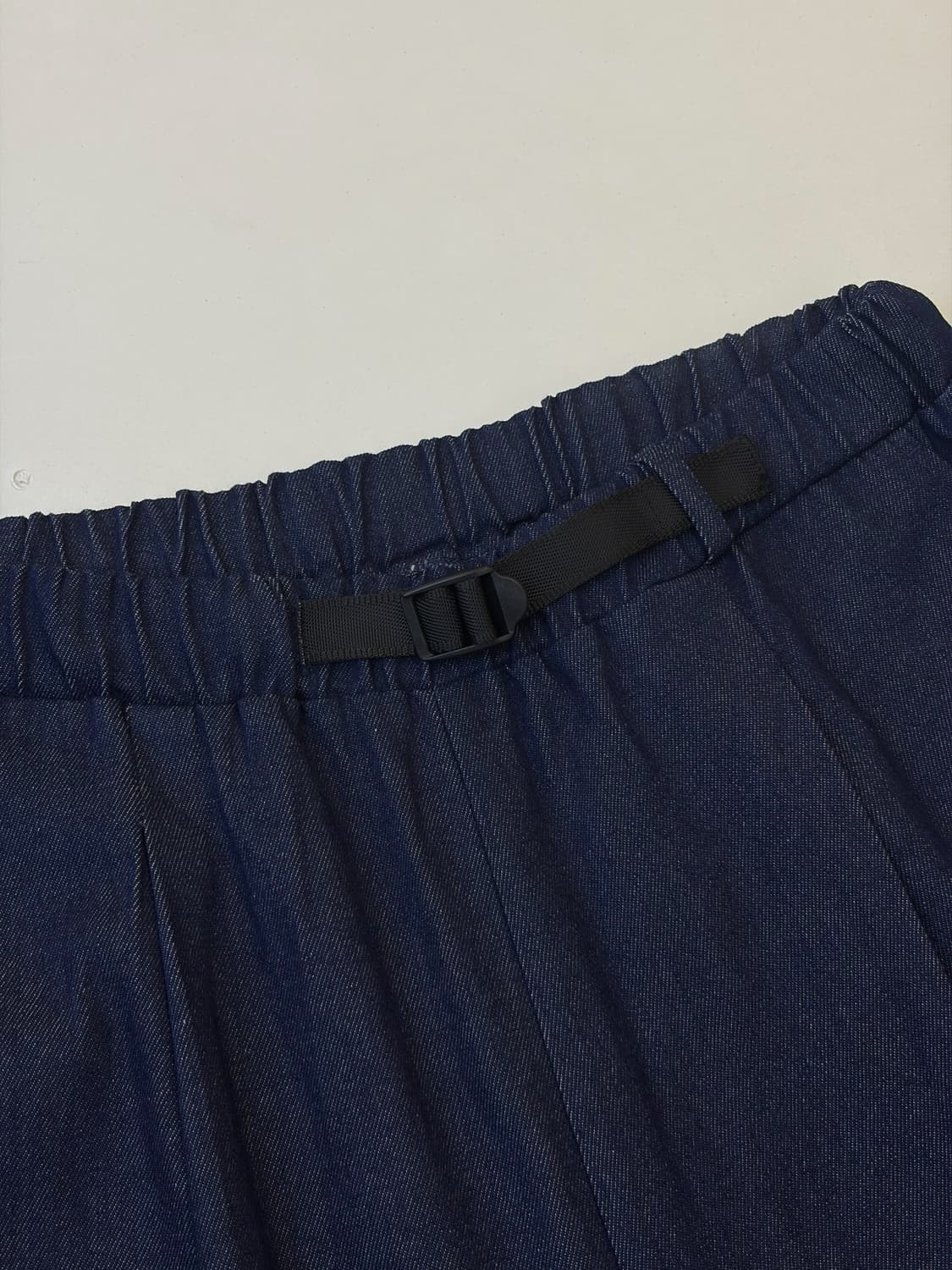 프릭스토어 벨티드 데님 와이드 팬츠 상품이미지5