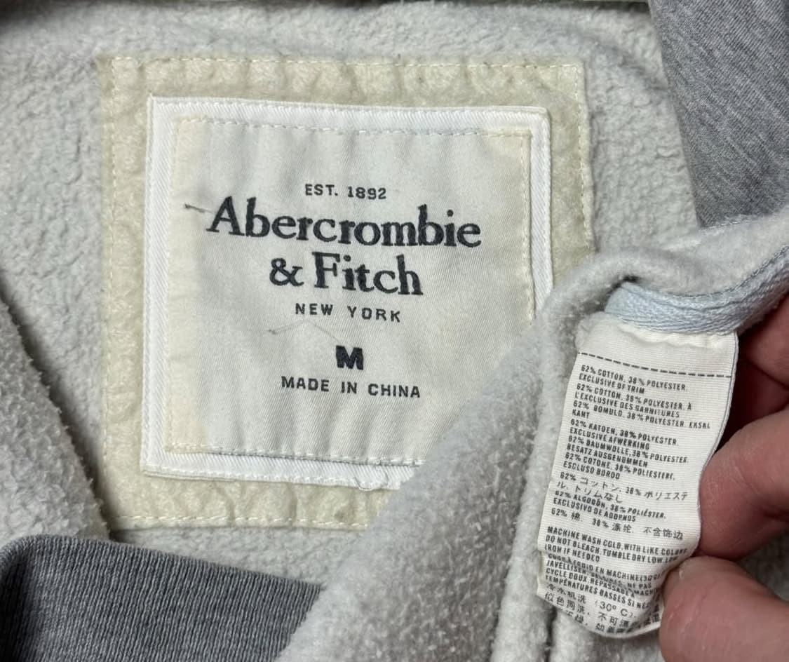 아베크롬비 그레이 후드집업 상품이미지3