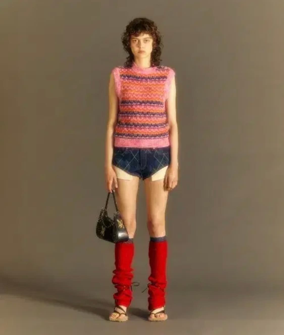 앤더슨벨 유니섹스 캔디 크루넥 베스트 핑크 [L/XL] 상품이미지1