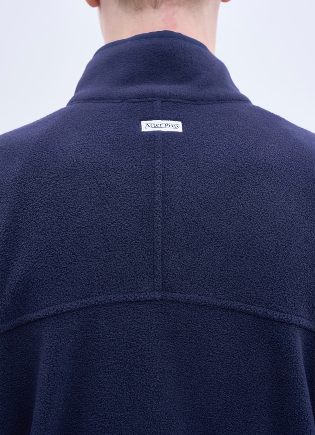 [M] 애프터프레이 트레일 하프 집업 플리스 네이비 상품이미지4