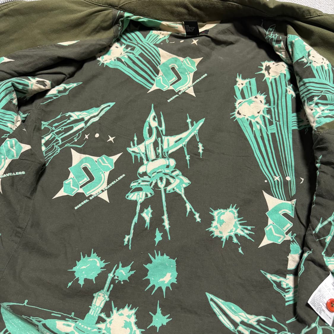 DIESEL 올드 디젤 빈티지 코튼 디테일 스윙톱 자켓 상품이미지5