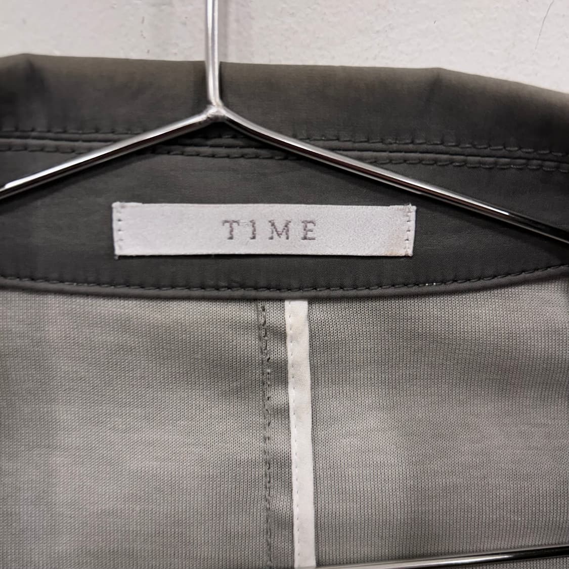 타임 옴므 포스트모던 나일론 스냅버튼 코트 상품이미지3