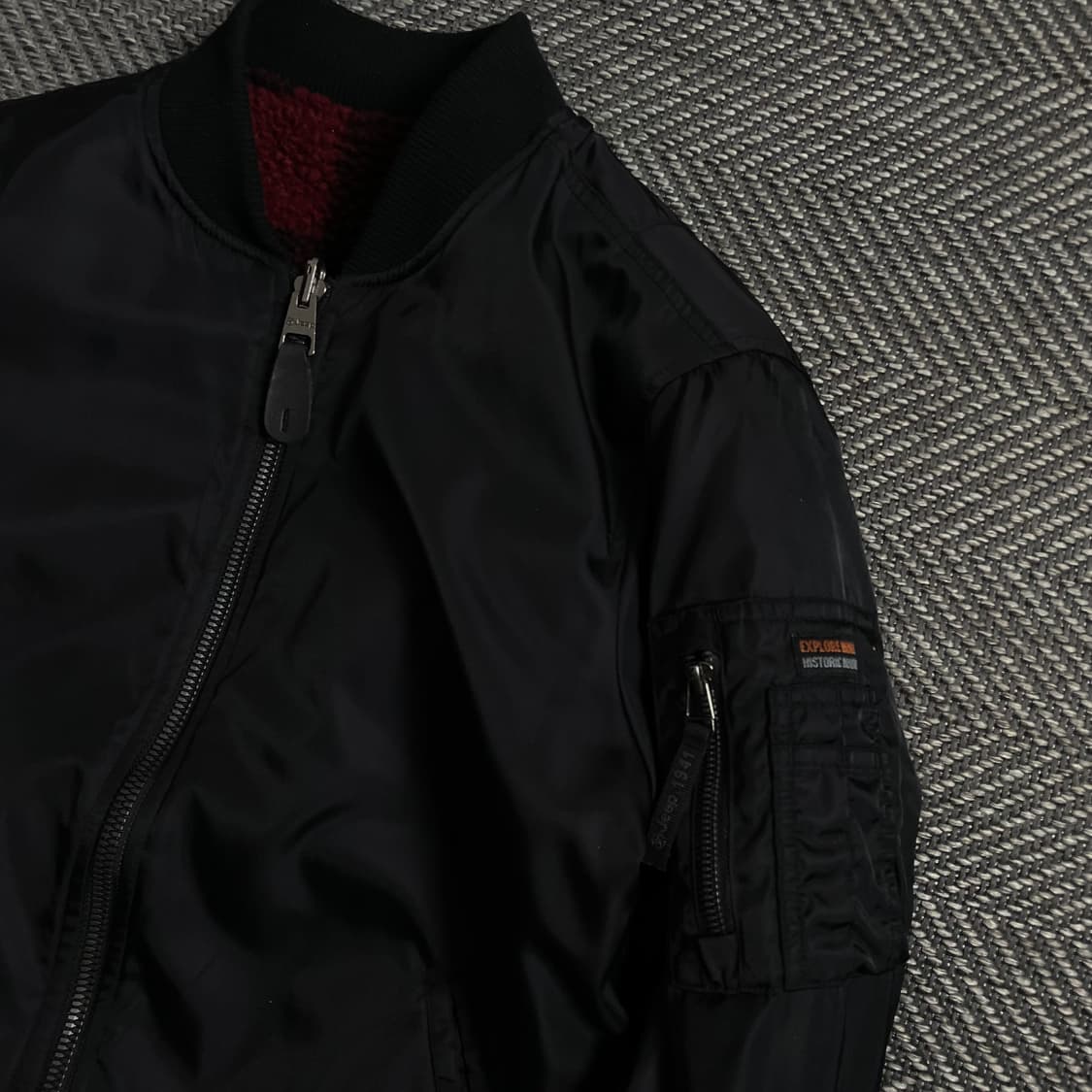 지프 리버시블 후리스 항공 점퍼 o 4484 상품이미지4