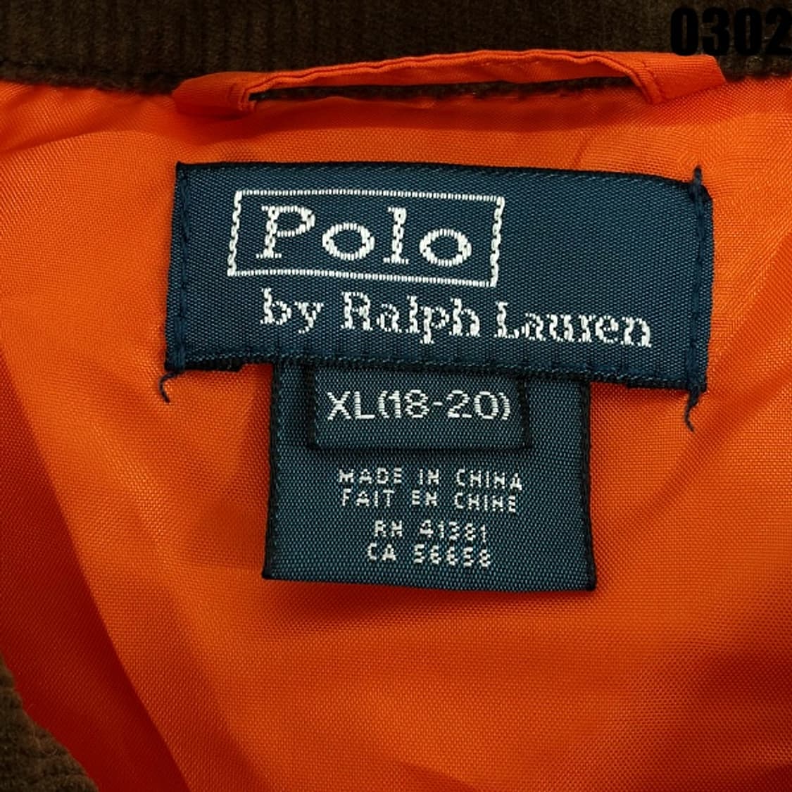 폴로 랄프로렌 퀼팅 패딩 자켓 XL 18-20 0302 상품이미지5