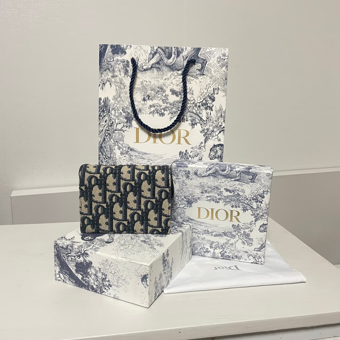 디올 오블리크 아코디언 지갑 상품이미지3